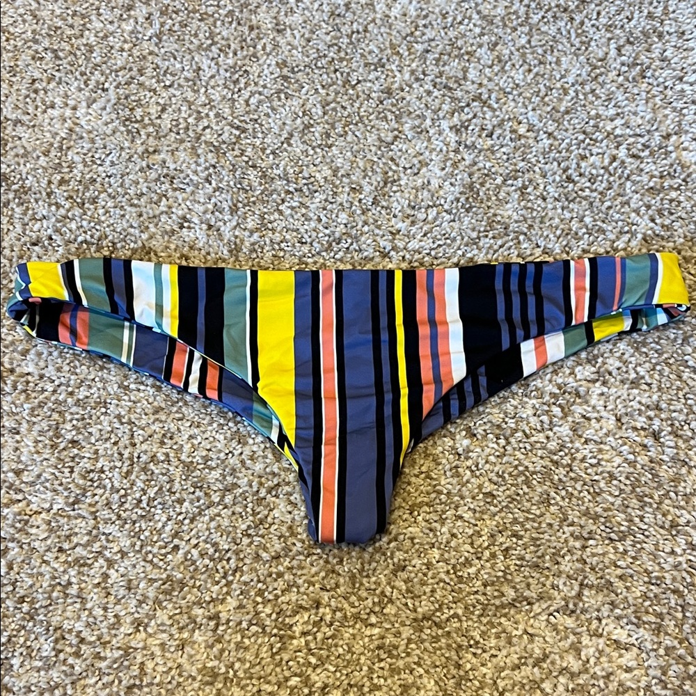 Indah Striped Multicolor Bikini Bottom